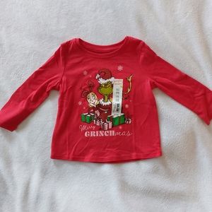 Jumping Beans Dr. Seuss LS 0Christmas Tee